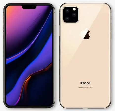 带无线充电功能的iPhone 11手机（香槟色）