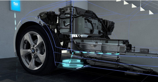 无线充电汽车的基本原理结构示意图